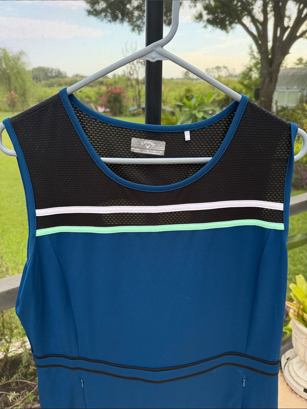 Callaway blueberry sleeveless athletic Golf Midi block Dress